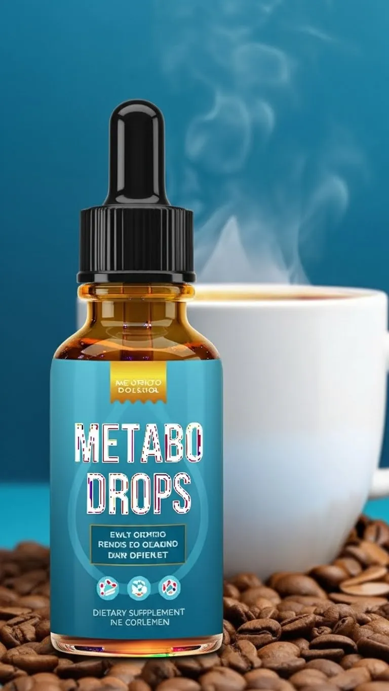 Metabo Drops - one bottle with coffee cup